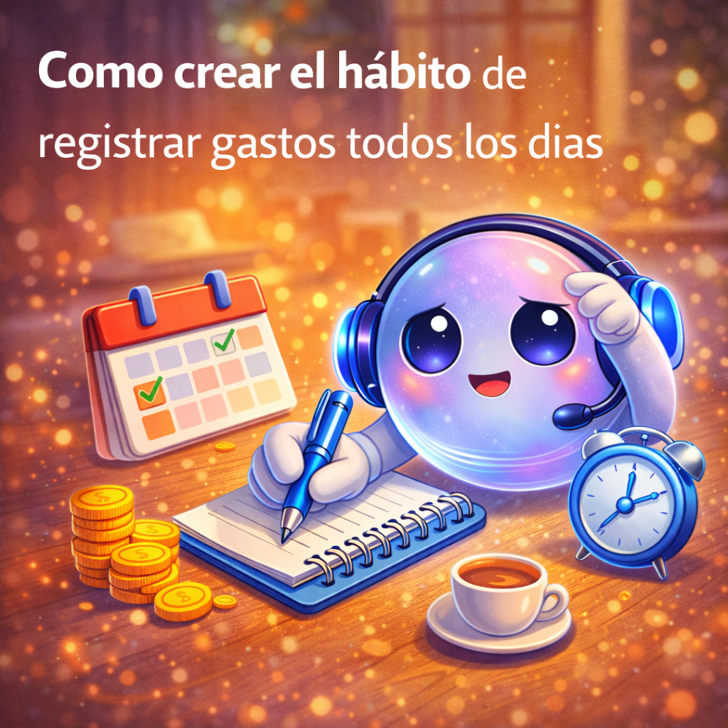 Como crear el habito de registrar gastos todos los dias